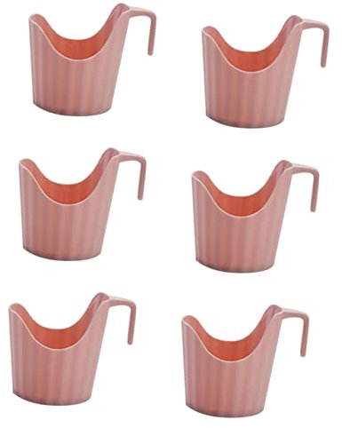 UPKOCH 6pezzi Supporto Per Tazze Plastica Anti-scaldante Da Design Elegante Per Bicchieri Per Ufficio e Casa Facile Da Pulire e Utilizzare