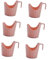 UPKOCH 6pezzi Supporto Per Tazze Plastica Anti-scaldante Da Design Elegante Per Bicchieri Per Ufficio e Casa Facile Da Pulire e Utilizzare