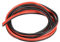 sourcing map 18AWG Kabel 2 Adriges Stromkabel 0,82 mm² Verzinntes Kupferkabel 1,5 Meter, Elektrischer Draht Kfz Kabel Hohe Temperatur 600V Erdkabel Litzenkabel Verlängerungskabel für Kabelkanal