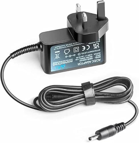 TJ Inspirations 12V 1.5A 18W AC/DC Power Adapter Compatible with Amazon Echo (1st & 2nd Gen), Echo Plus 1st Gen, Echo Show 1st Gen, Fire TV 2nd Gen, Echo Link – UK Plug Charger