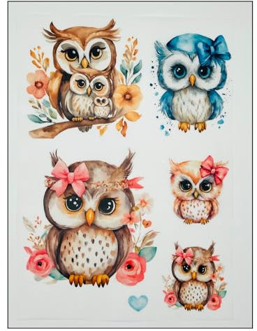 Bügelbilder Set für Textilien DIN A4 Kinder Mädchen Jungen Pferde Weihnachten groß klein Aufbügelbild zum aufbügeln verschiedene Designs (Design 1)