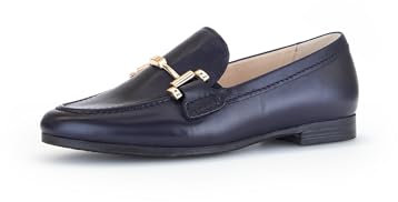 Gabor Damen Slipper, Frauen Slip On,Moderate Mehrweite (G),schluepfschuhe,College Schuhe,Businessschuhe,Slip-ons,Midnight (Gold),39 EU / 6 UK
