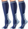 CAMBIVO 3 Paar Kompressionsstrümpfe Herren Damen, Stützstrümpfe, Compression Socks, Kompressionssocken, Thrombosestrümpfe für Erholung, Laufen, Reise, Flug, Shifahren, Alltag