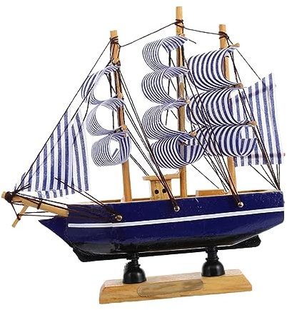 SAFIGLE Graduation Sailing Boat Cake Topper Graduation Theme Ship Cake Decoration Decorative Ornament Delicately Crafted Assorted Colours 5.5 X 5.1 X 1.6 Inches