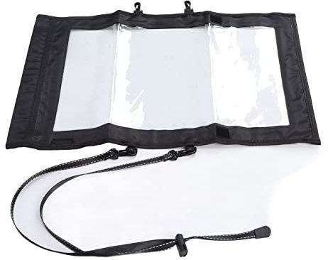 plplaaoo Wasserdichter Beutelhalter, Kartentasche, Trockentaschen, Transparenter, Kartenhalter Für Wanderkarten, Transparente Kartenaufbewahrungstasche, wasserdichte, Faltbare Aufbewahrungstasche