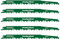 5x Lame per Sega a Sciabola Legno 225mm, 5TPI Lame per Sega a Sciabola per Potatura alberi, Legno Verde, Legno Duro, legno grezzo, Facile e Durevole