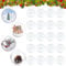 Swavitie 24 Stück 6cm Weihnachtskugeln Kunststoff Transparent Weihnachtskugeln zum Befüllen Weihnachtskugeln Kunststoff Christbaumkugeln für Weihnachtsschmuck Hochzeit Partys