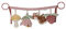 Little Dutch 9011 Stoff Kinderwagenkette Spielzeug für Babyschale - Fairy Garden rosa
