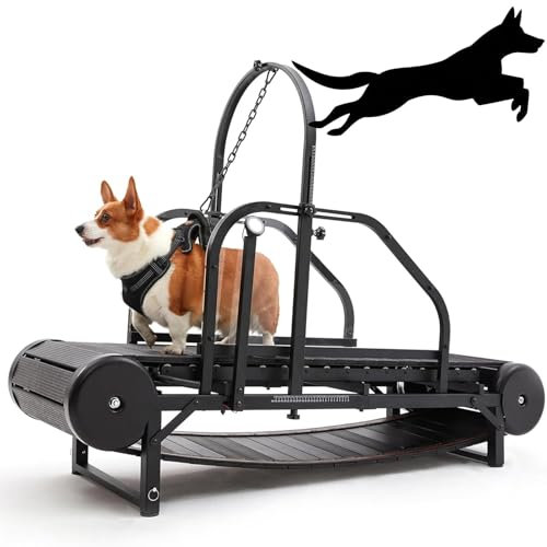 Lakenbroade Laufband für Hunde, Trainingsgerät für Hunde im Innenbereich, bis zu 136 kg