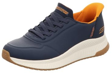 Skechers Bobs Squad 4 Direct Step, Zapatillas Hombre, Navy PU, 42 EU