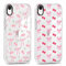 Phoona 2 packs Phone Case for iPhone XR 6,1'', Cute Clear Transparent Cover with Bow Cherries Pattern Aesthetics Design, Soft Shockproof Protective Slim Funda for Women Girls