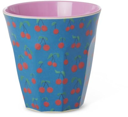 Rice Tazza in melamina ciliegia Love Print Medium