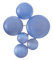 Brosche 1 Stück Runde Opal Brosche Damen Bekleidung Accessoire Anstecknadel Corsage Blau
