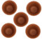 Milisten 5 Pièces Pots de Fleurs Terre Cuite Rouge de Pots pour Plantes avec Soucoupes de Jardinage Absorbant et Respirant pour Petites Plantes et Décoration Personnalisée