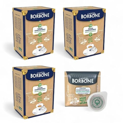 450 x Borbone Professional Pods, Blue, Red, Black, Gold Blend (3 Packs of 150) + Free Joytaly Bag (450, NERA)