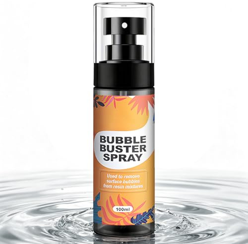 Epoxidharz Anti-Blasen Korrektur Spray, Epoxy Surface Bubble Remover Spray | 100ml Resin Zubehör, Entfernen Sie Luftblasen auf der Oberfläche Effektiv, für Alle Arten von Epoxidharzen