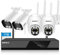 SANSCO 10CH Wireless Security Camera System, 5MP CCTV NVR System with 1TB Hard Drive, 4x 3MP PTZ Bullet WiFi Outdoor Cameras, 2 Way Audio, Color Night Vision, Human Detection, APP Email Alert