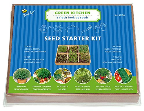 Kräuter Anzuchtset - 6 Sorten mit mini Gewächshaus
