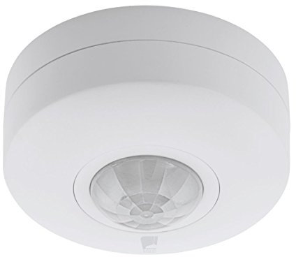 EGLO Bewegungsmelder Detect me 6, Bewegungssensor aus Kunststoff, Farbe: Weiß, IP44