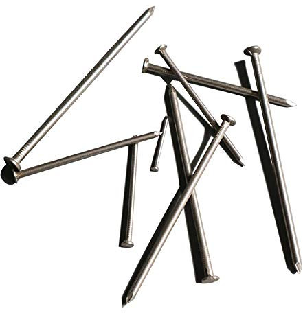 Clavos Redondos de Acero Inoxidable 304 Clavos-4 Pulgadas 104 mm 1 kg (2 kg)