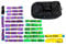Dolezych Rundschlingen-Set 1000 - 3000 kg Tragfähigkeit, 20-teilig - Violett / Grün / Gelb
