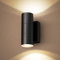 CELAVY LED Wandleuchte Wandlampe aussen, IP65 Wasserdichte Außenleuchte Wand aus Aluminium, Up Down Aussenleuchte Außenlampe GU10 Außenbeleuchtung Außenwandleuchte Balkon Garage Terrasse, Schwarz