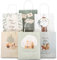 Papierdrachen 6 Bedruckte Henkeltüten zu Weihnachten - Bunt - 22x18x8cm - weihnachtliche Geschenkverpackung - Geschenktüten Set 4