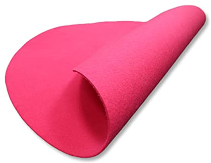 Primaflor Weihnachtsbaumunterlage | Rund 50cm Pink | 5 mm Nadelvlies | BFL-S1 schwer entflammbar | rutschsicher | Christbaum Unterlage für Innenbereiche