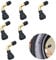 Juliyeh 6 Pcs Tubeless Tire Valve Stems 90 Degree Angle Tire Valve Stems Tyre Valve Extension Adaptors for Motorcycle Tyre, Battery Car Tyre