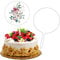 BIAO TX Cake Topper Hochzeit, 10 Stück Acryl Kuchen Topper, Cake Topper Acryl Blanko für Personalisiert Kuchen Deko, Hochzeit, Taufe