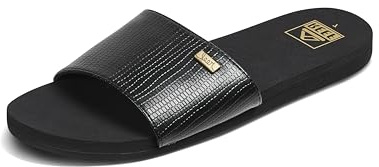 Reef Womens, Bliss Nights Slide, Black/Black, UK 7