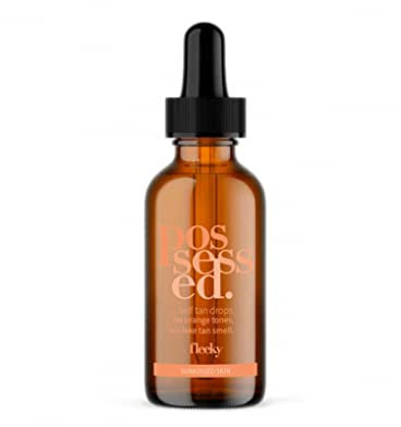 fleeky self Tan Drops für Gesicht & Körper - Vegane & tierversuchfreie selbstbräuner Tropfen zum Einmischen in die Creme, das Serum oder Pflegeöl, angenehmer Geruch und individuelle Bräunung