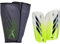 adidas X League Uni Schienbeinschoner, Weiß / Schwarz / Lucid Lemon, S