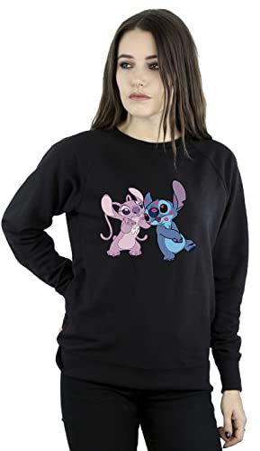Disney Women's Lilo & Stitch Kisses Sweatshirt