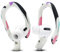 WC HookZ – Patentierte, verbesserte Over-Ear-Bügel für AirPods Pro 1, 2 und AirPods 1, 2 und 3 – Zwei Größenpaare im Paket enthalten, hergestellt von Wicked Cushions || 90's White