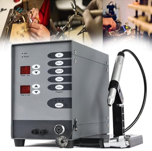 ZXSYYDS Saldatrice a Punti per Gioielli,Saldatrice Laser,50-600A, 100W Saldatrice ad Arco ad Argon a impulsi, per Pezzo Hardware in Lega di Cromo Cobalto
