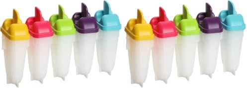 FACKELMANN Stieleisformer, Kunststoff, Mehrfarbig, 19 x 11,5 x 5 cm, 5-Einheiten (Packung mit 2)