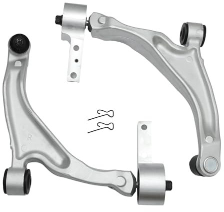 QUARKZMAN 2 Stück Vordere untere Querlenker mit Kugelgelenken Ersatz für Honda Pilot 2009-2015 Metall Silberfarben
