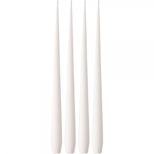 ester & erik Taper Candles, Box, 32cm, 4 Stück, 21 White ash [SET4]