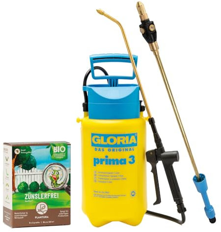 Plantura Zünslerfrei XenTari® gegen Buchsbaumzünsler, 16 g + Gloria prima 3 mit 270° Sprühlanze