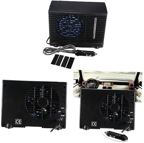 NIYANGLE ventilateur portable pour voiture mini climatiseur mobile ventilateur portatif air de voiture mini portable climatisation de e de e CC glacière