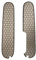 Aibote 1 Pair Titanium Alloy Handle Scales Handles Patch DIY Tool Replacement Grips Fit for 91mm Victorinox Swiss Army knife (D)