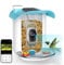 Bewinner Smart Vogelhaus mit Kamera Solarbetrieben - KI-Identifizierung von Vogelarten, Wasserdicht Nistkasten Kamera mit 2 MP 1080P Kamera/2,5L Fassungsvermögen/APP-Steuerung für Vogelfans
