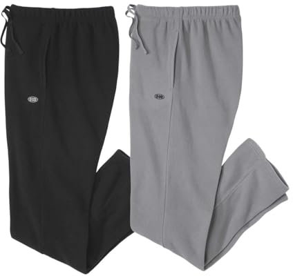 ATLAS FOR MEN - Confezione da 2 Pantaloni in Micropile - 4XL