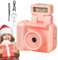 Mimoqk Digital Camera, Vintage Digital Camcorder, 1080p Digital Camera, Portable Digital Camera, Small Snap Camera, LED Flash Camera, Compact Camcorder, Video Recording Camera,