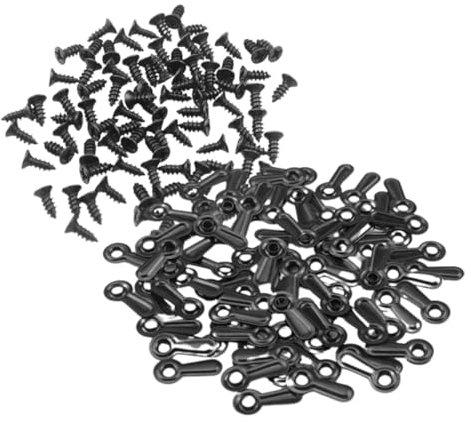 FOYTOKI 100stücke Bilderrahmen Clips Picture Hangers Mit Schrauben Für Einfache Von Für Verschiedene Rahmenstile Und Robust Und Langlebig