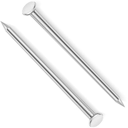 4 Inch Hardware Nails, Stainless Steel Flat Nails, Long Nails, Wood Nails, Wall Nails, Common Nails, 40 PCS