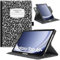 TiMOVO Funda para Samsung Galaxy Tab A9+/A9 Plus 11 Pulgadas 2023 SM-X210/X216/X218, Cubierta de Soporte Giratorio de 90 Grados, Auto Activación/Reposo para Galaxy Tab A9+ Tablet, Notebook Negro