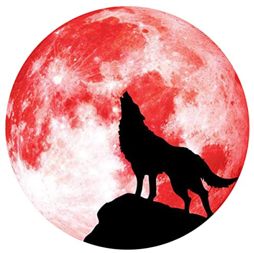 DOITOOL 1stück Moon and Wall Sticker Für Halloween Fluoreszierende Wanddekoration Für Kinderzimmer Und Wohnzimmer Für Gruselige Feiern