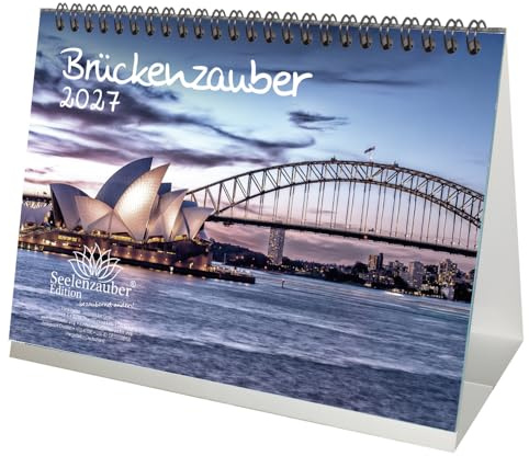 Brückenzauber DIN A5 Tischkalender für 2027 Brücke Brücken - Seelenzauber